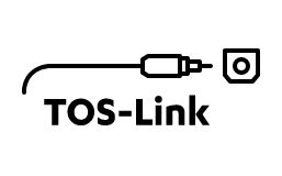 Icon - digital audio input - optical TOSLINK