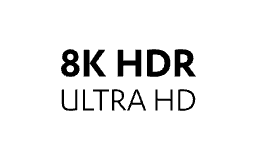 8K HDR Ultra HD is supported by this product.