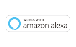 Geräte, welche "works with Amazon Alexa" unterstützen, können optional über ein zusätzlich erforderliches Amazon Echo Gerät angesprochen werden, sofern dieses im gleichen WLAN vorhanden ist.