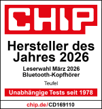 Galerie Bild 2 von 15 Chip - Hersteller des Jahres 2026 - Bluetooth Kopfhoerer