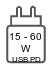 The wattage indicated is a minimum value, meaning this product requires at least that much in order to use or charge its battery. USB-C charging adapters with higher wattage can be used because the product can vary its performance.