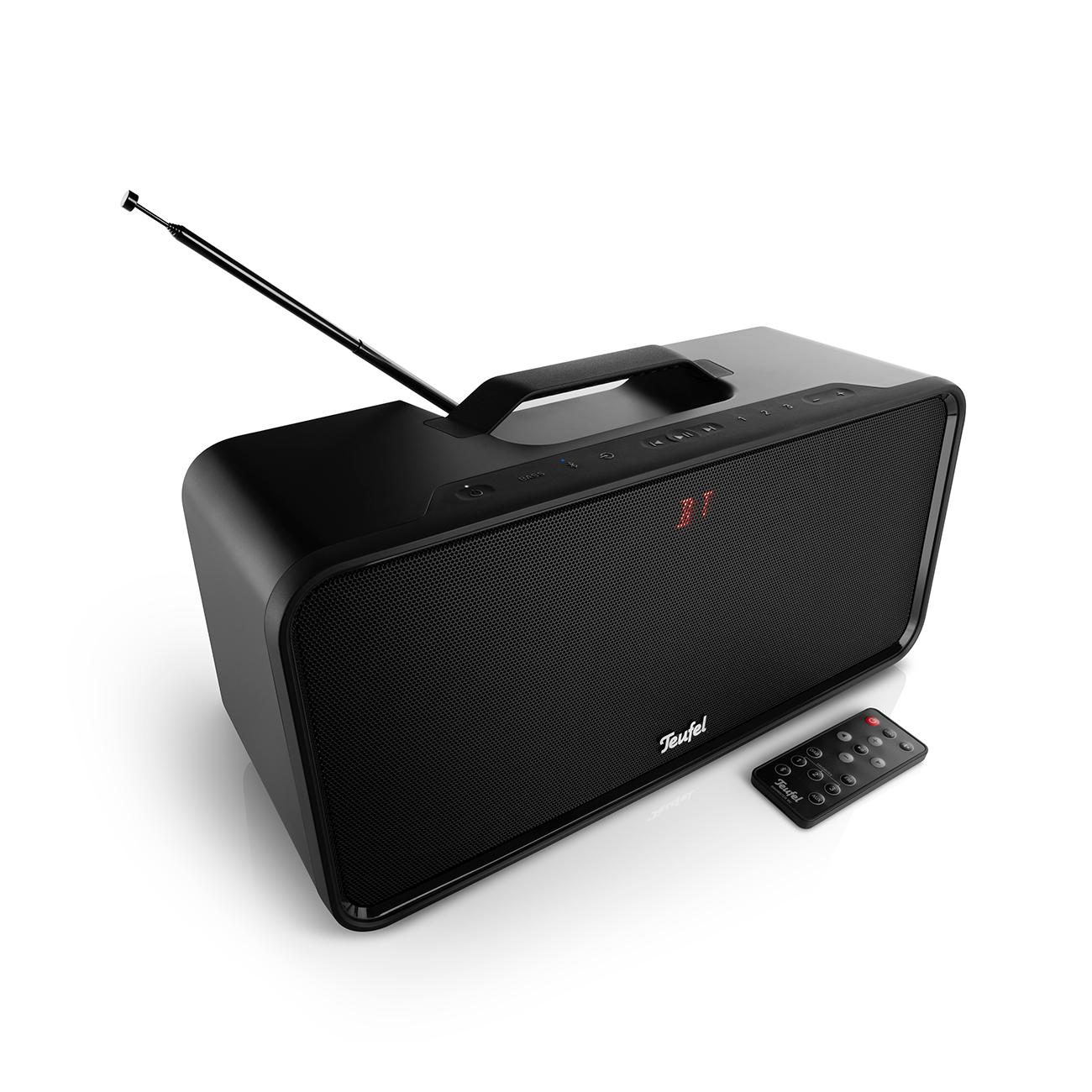 Teufel BOOMSTER Stereo-Bluetooth-DAB+/FM-Soundsystem Outdoor-Speaker bis zu 18 Stunden Akku Night Black