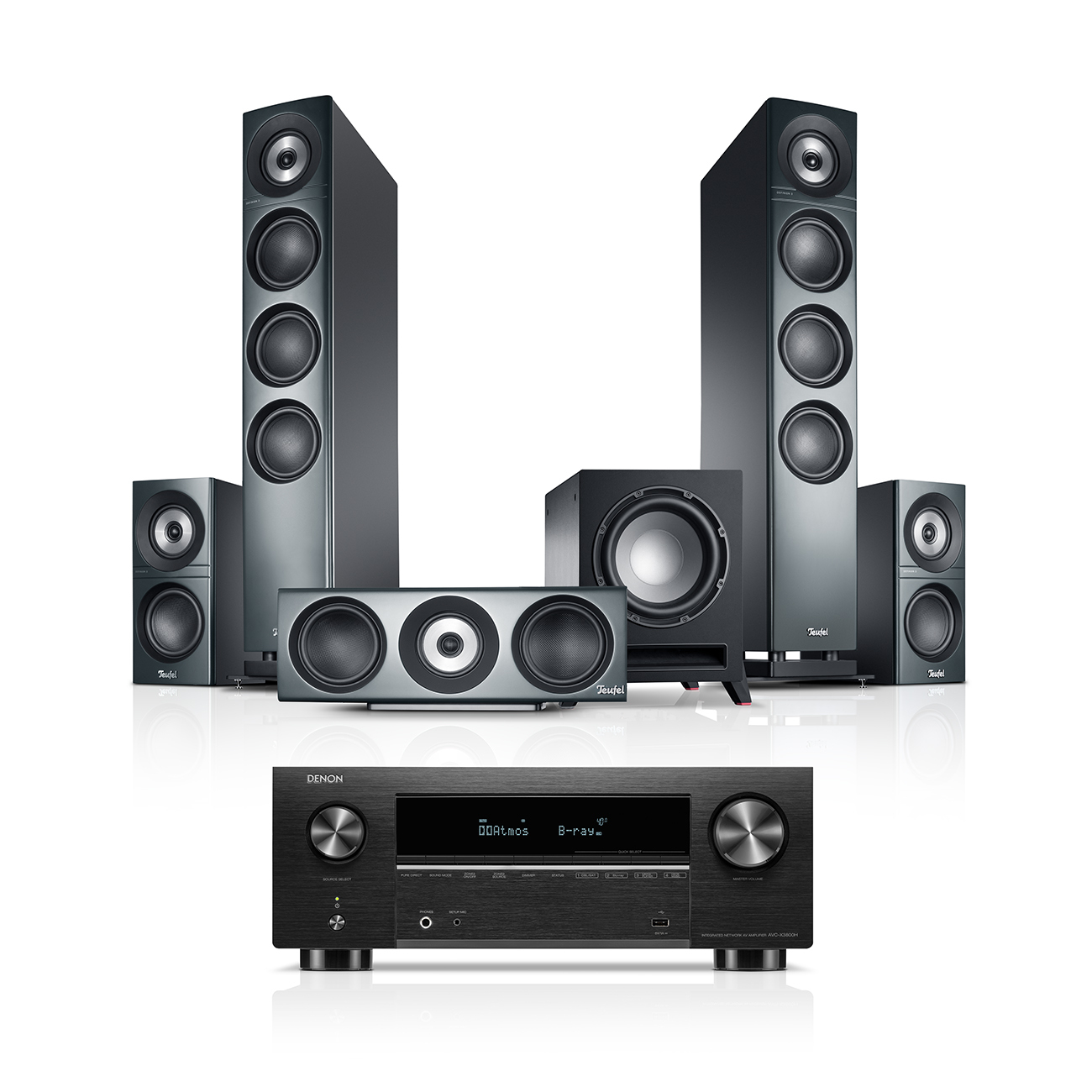 Definion 3 Surround + Denon X3800H "5.1-Set"