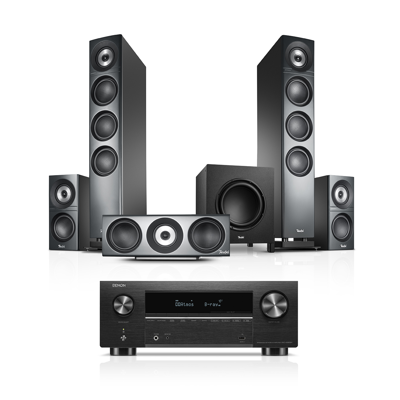 DEFINION 3 Surround + Denon X3800H "5.1-Set"