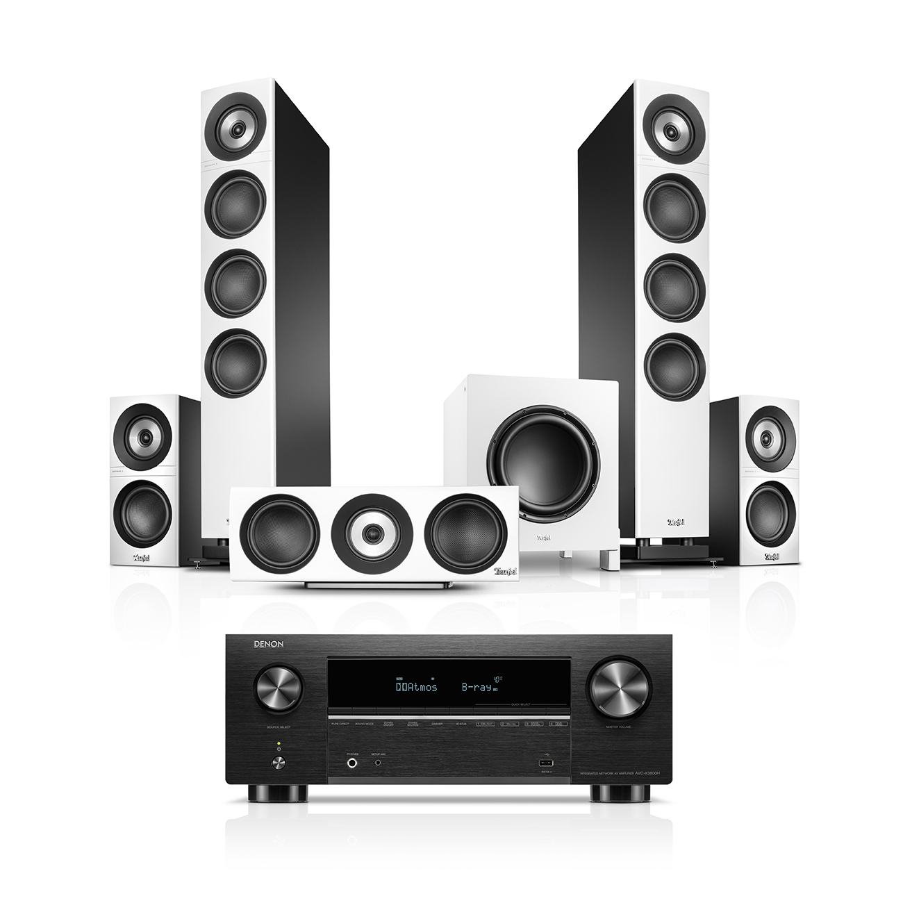 DEFINION 3 Surround + Denon X3800H "5.1-Set"