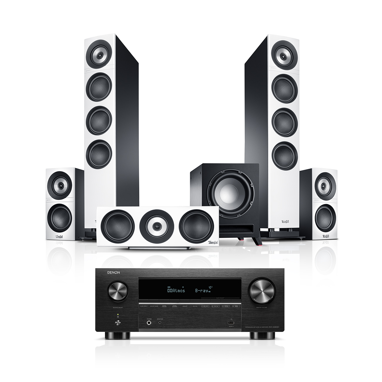 Definion 3 Surround + Denon X3800H "5.1-Set"