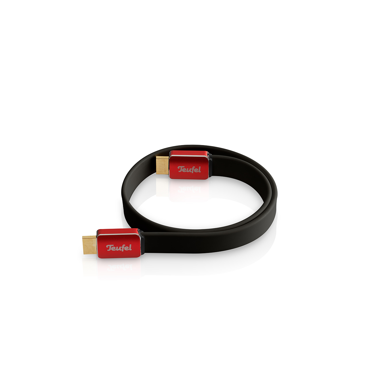Teufel HDMI kabel - 2.0 platte kabel 0,75 m - zwart