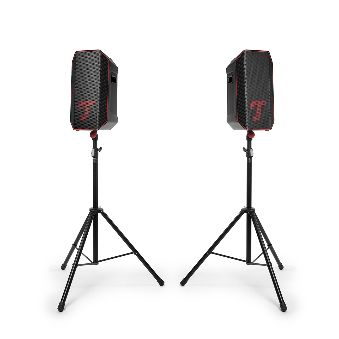 ROCKSTER AIR 2 Stereo-Set + K&M Boxenstativ