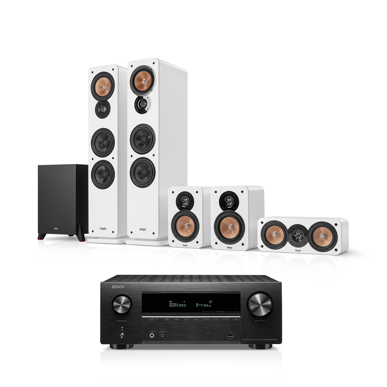 ULTIMA 40 Surround + DENON X2800H DAB "5.1-Set"