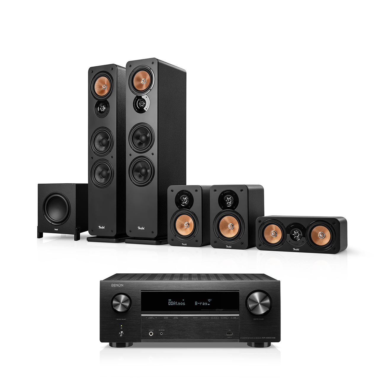 ULTIMA 40 Surround + DENON X2800H DAB "5.1-Set"