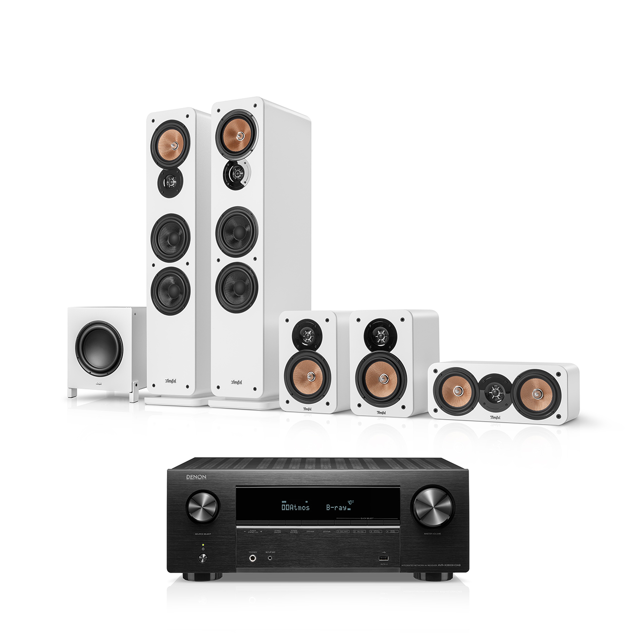 ULTIMA 40 Surround + DENON X2800H DAB "5.1-Set"