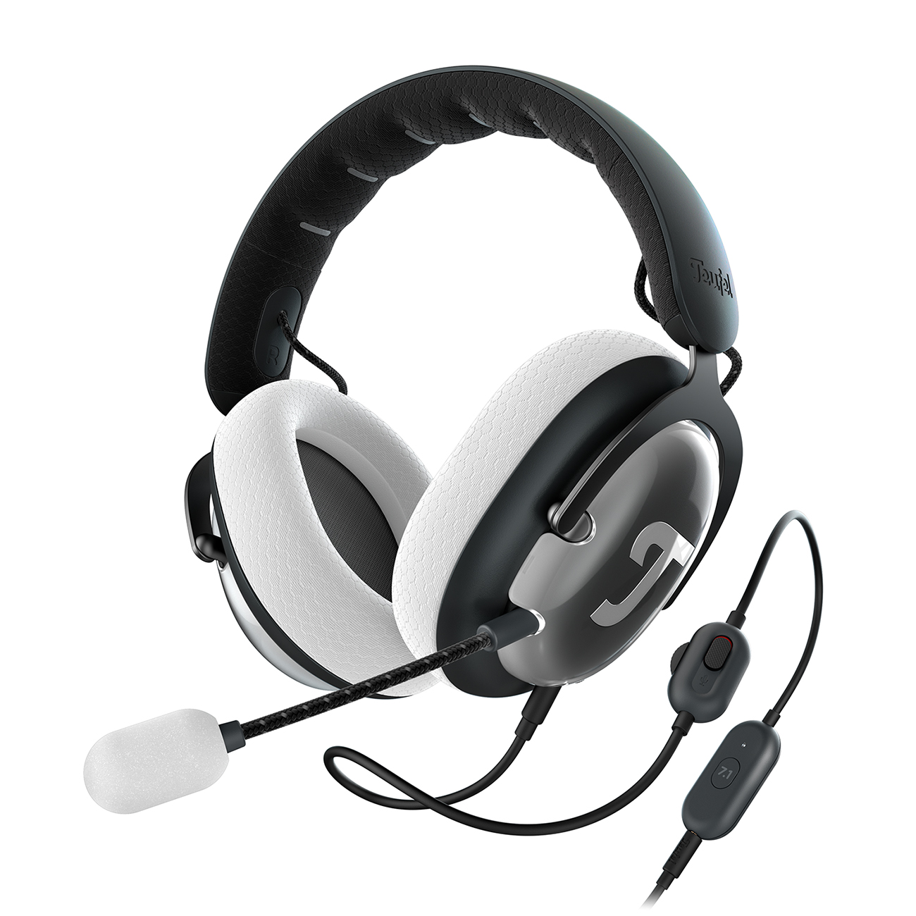 Teufel ZOLA Gaming-HD-Headset 7.1-Binaural-Surround-Sound Kraftvolller Bass Dark Gray/Dark Gray/Light Gray